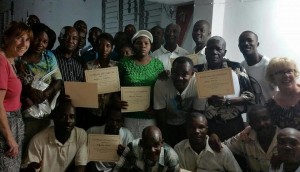 Pictured above: BE Certified Teachers Nancy Russell and Pastor Tami Firman with their BE I Pignon Class. Two ladies on a mission for Jesus – we are grateful for their partnership!