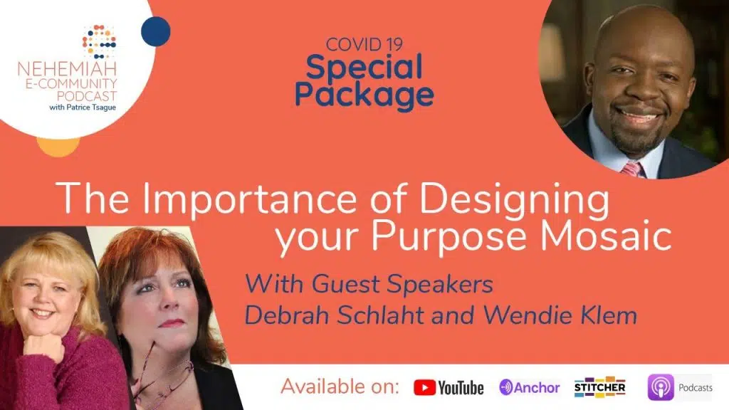 Importance of designing your purpose mosaic with guest speaker Debrah Schlaht and Wendie Klem