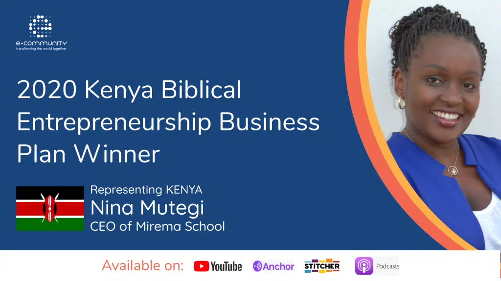 2020 Kenya Biblical Entrepreneurship Business Plan Winner