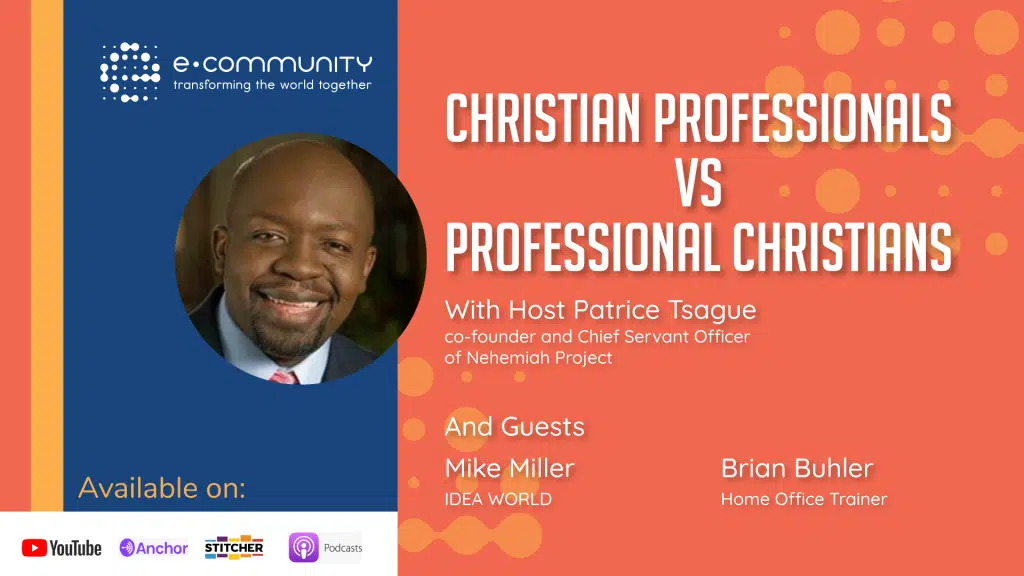 Christian Professionals vs Professional Christians