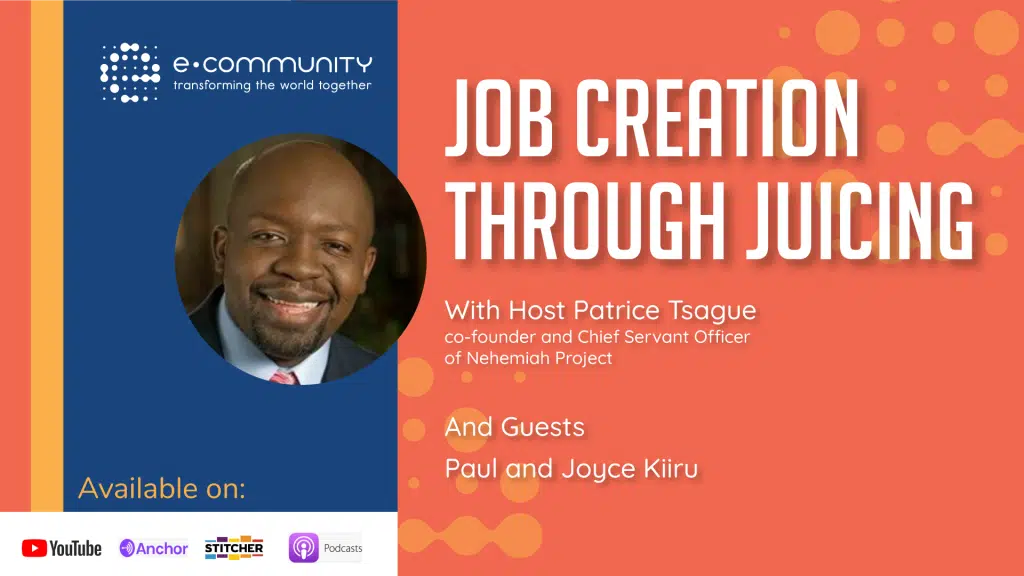 Job creation through juicing