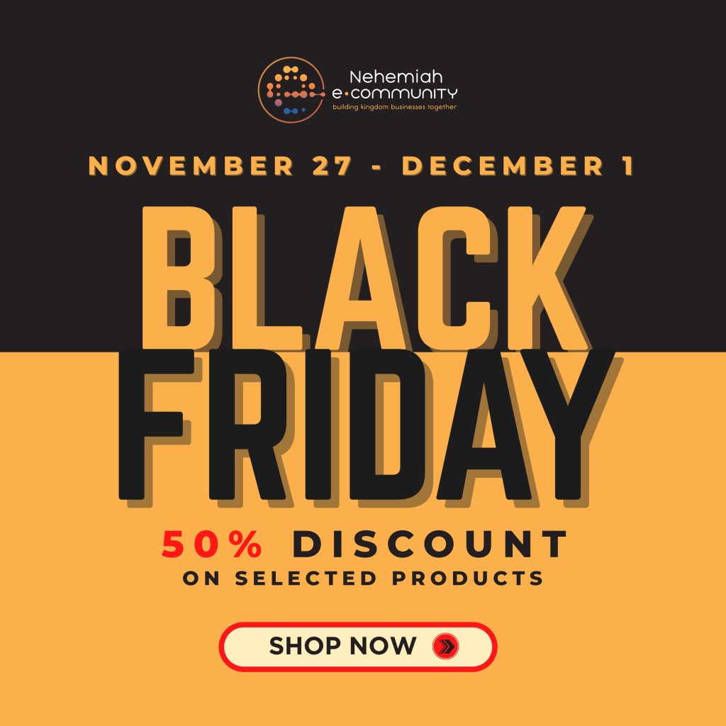 Black Friday Sale 1080 - Nehemiah Entrepreneurship Community