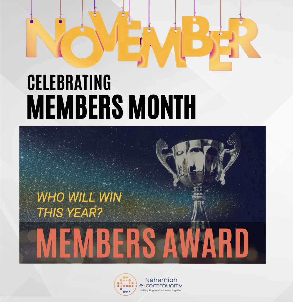 Members Month Members Awards - Nehemiah Entrepreneurship Community